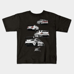 EVOLUTION OF THE EVO / evolution generations Kids T-Shirt